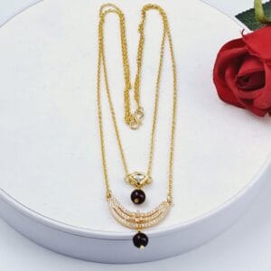 Layered Bead Drop Designer Mangalsutra – MANE0031