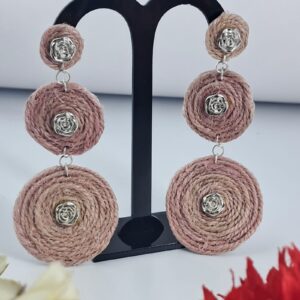 Handmade Jute Thread Dangle Earrings – EAJU0001