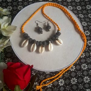 Handcrafted boho elegance with a unique shell-inspired design – JSFA0061